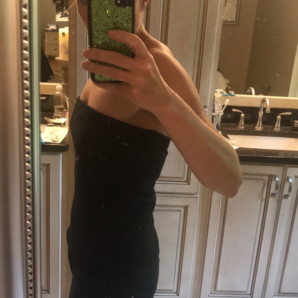EC: Black Banana Republic tube top Sz L - Picture 6 of 7